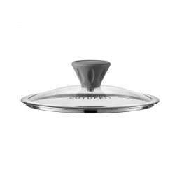 Cratita BUYDEEM CP141, 1.8 l, Capac din sticla, Aluminiu turnat, Fara PFOA, Acoperire antiaderenta, Verde