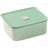 Cutie alimentara ceramica Buydeem CT1006-CG, 810 ml, 17x20.5 cm, Pana la 230°C, Compatibila cuptor si cuptor cu microunde, Verde