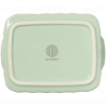Cutie alimentara ceramica Buydeem CT1006-CG, 810 ml, 17x20.5 cm, Pana la 230°C, Compatibila cuptor si cuptor cu microunde, Verde