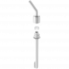 Sticla Buydeem CD1017-OW, 500 ml, Pai incorporat, Rezistenta la scurgeri, Sticla rezistenta la caldura pana la 150°C, Fara BPA, Alb