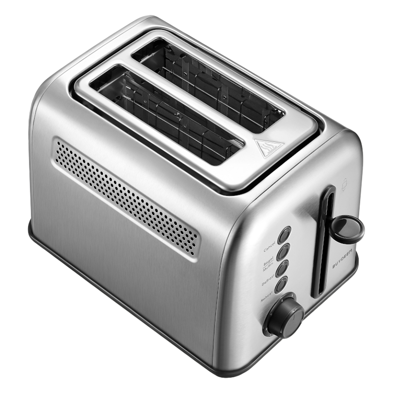 Prajitor de paine Buydeem DT620E-SS/EU, 900W, Pana la 204C°, 7 programe, Deschidere larga, Pop-up mare, Inox