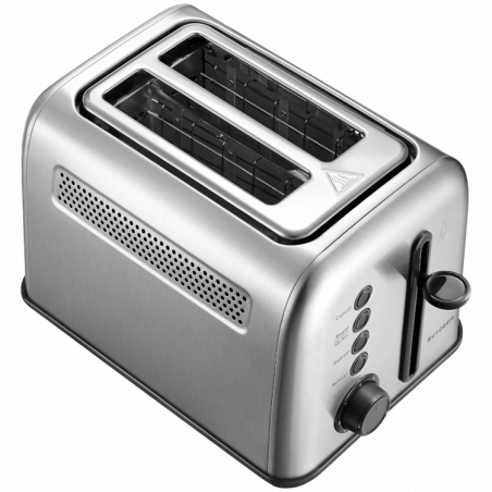 Prajitor de paine Buydeem DT620E-SS/EU, 900W, Pana la 204C°, 7 programe, Deschidere larga, Pop-up mare, Inox