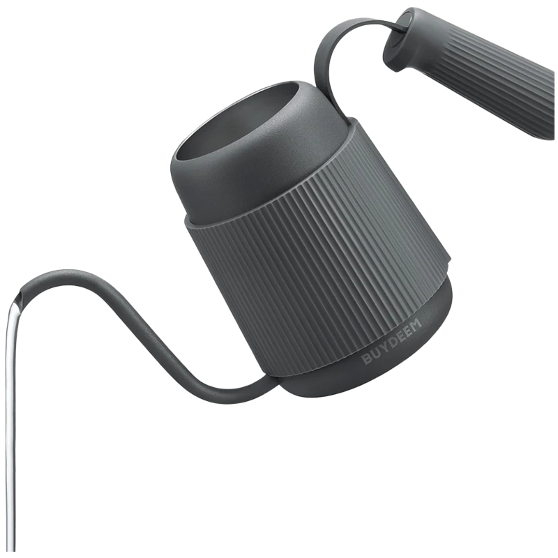 Cafetieră cu gât de gâscă BUYDEEM CD2006, 350 ml, oțel inoxidabil, negru