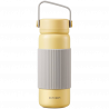 Termos cu infuzor Buydeem CD1011-MY, 400 ml, Rezistent la scurgeri, Infuzor detasabil, Otel inoxidabil, Maner, Galben