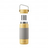Termos cu infuzor Buydeem CD1011-MY, 400 ml, Rezistent la scurgeri, Infuzor detasabil, Otel inoxidabil, Maner, Galben