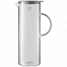 Carafа BUYDEEM CD2003, 1.2 l, Deschidere largа, Capac din silicon, Sticla borosilicata, Gri