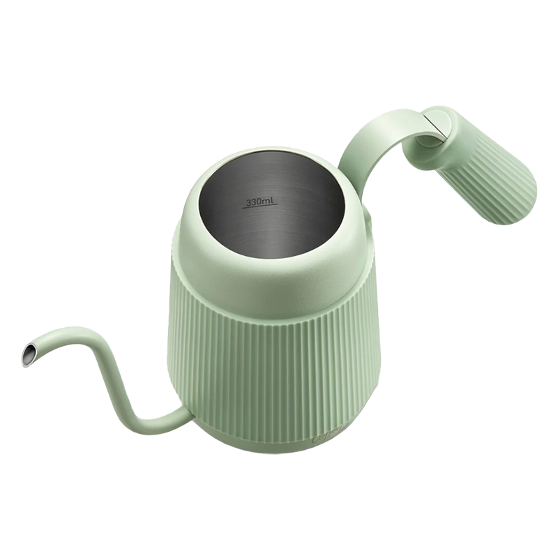 Cafetiera Gooseneck BUYDEEM CD2006, 350 ml, Otel inoxidabil, Verde