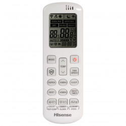 Aer condiționat cu invertor Hisense WINGS PRO KB35YR3E, 12000 BTU, A++/A+, 24 m2, Wi-Fi, Hi-Nano, Control vocal, I Feel, Alb