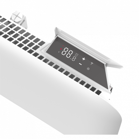 Panou încălzitor Mill Invisible WiFi PA1500WIFI3, 1500W, 23 m2, 10 setări de temperatură, Wi-Fi, Bluetooth, IPX4, alb