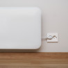 Panou încălzitor Mill Invisible WiFi PA1500WIFI3, 1500W, 23 m2, 10 setări de temperatură, Wi-Fi, Bluetooth, IPX4, alb