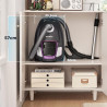 Aspirator Eureka NEN300, 700W, 16 kPa, 2 l, 4 trepte, Afisaj LED, HEPA, Negru/Violet