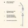 Sticla Buydeem CD1017-CG, 500 ml, Pai incorporat, Rezistenta la scurgeri, Sticla rezistentă la caldura pana la 150°C, Fara BPA, Verde