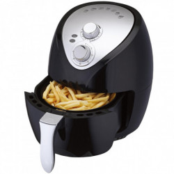 Frigider cu aer cald Crown CAF-3013, 1300W, 3 l, 7 programe, Până la 200°C, Indicatoare luminoase, Cronometru, Negru/gri