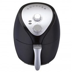 Frigider cu aer cald Crown CAF-3013, 1300W, 3 l, 7 programe, Până la 200°C, Indicatoare luminoase, Cronometru, Negru/gri