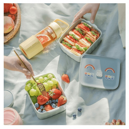 Cutie alimentara ceramica Buydeem CT1006-CG, 810 ml, 17x20.5 cm, Pana la 230°C, Compatibila cuptor si cuptor cu microunde, Verde