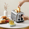 Prajitor de paine Buydeem DT620E-SS/EU, 900W, Pana la 204C°, 7 programe, Deschidere larga, Pop-up mare, Inox