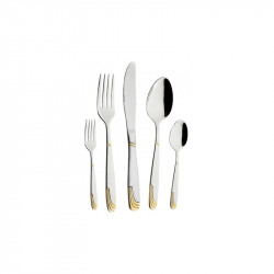 Set tacamuri Bohmann BH BP A30-GM, Cutie, SS 18/10, 30 buc, Inox/Auriu