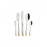 Set tacamuri Bohmann BH BP A30-GM, Cutie, SS 18/10, 30 buc, Inox/Auriu