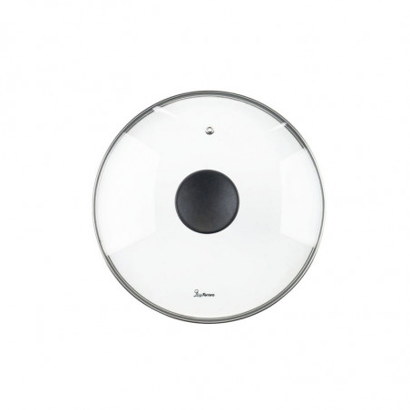 Cratiță Luigi Ferrero Prima FR-2644, 26x12 cm, 5.8 l, Acoperire neaderentă din marmură, Capac din sticlă cu orificiu pentru abur, Inducție, Albastru închis