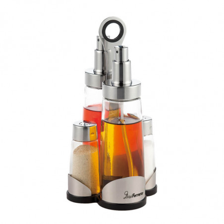 Luigi Ferrero Vienna FR-1436V, 200 ml, 5 bucăți, Spray, Suport metalic, Transparent/inox