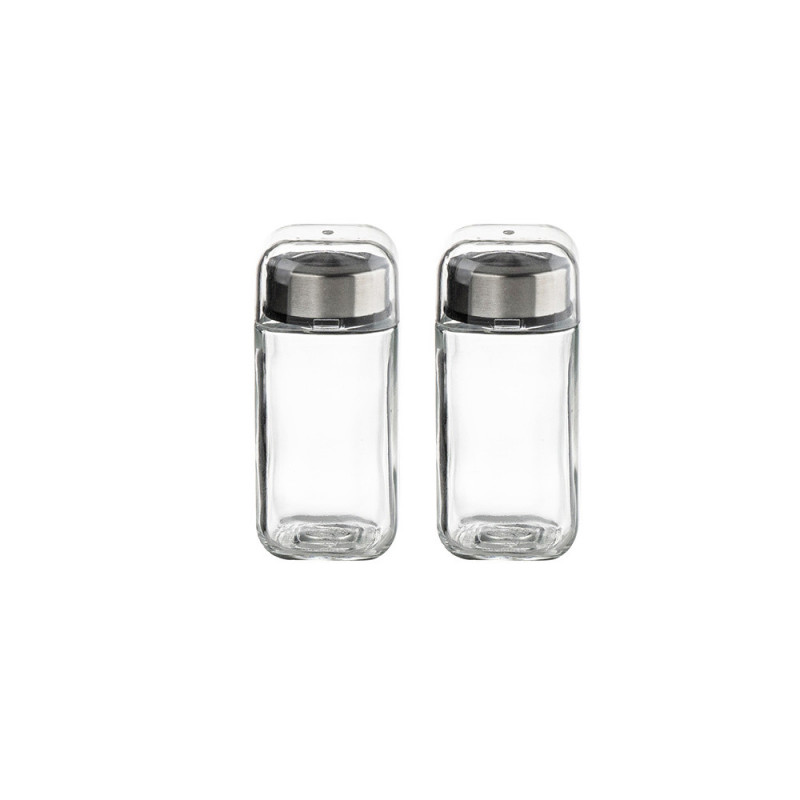 Set sărier Luigi Ferrero Rome FR-7902R, 100 ml, 3 bucăți, Suport, Oțel inoxidabil, Transparent/inox