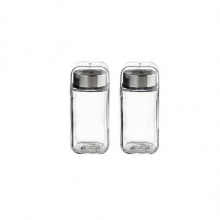 Set sărier Luigi Ferrero Rome FR-7902R, 100 ml, 3 bucăți, Suport, Oțel inoxidabil, Transparent/inox