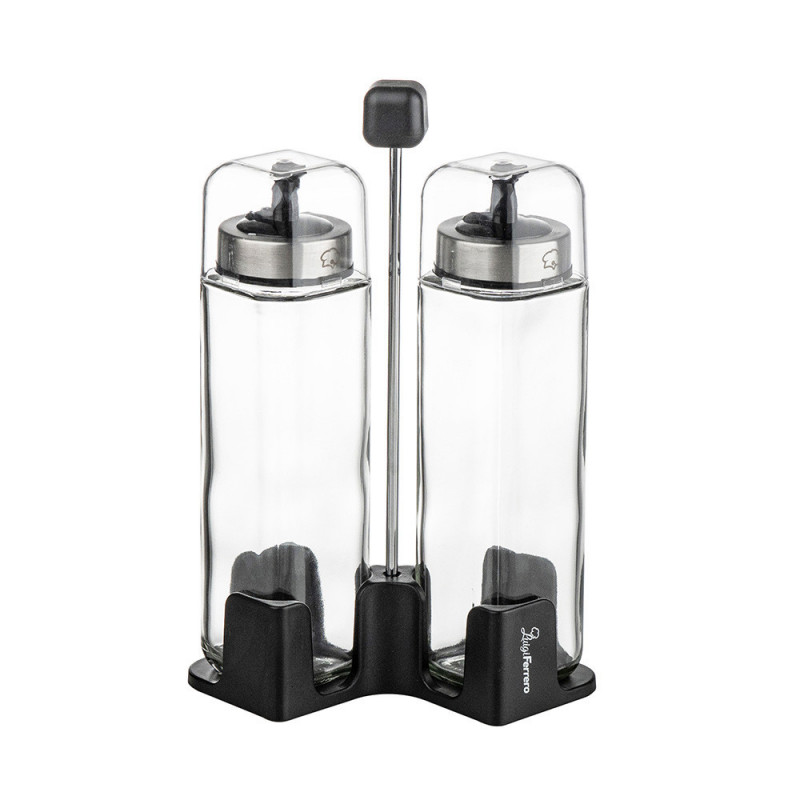 Luigi Ferrero Rome FR-7903R, 270 ml, 3 bucăți, Sticlă, Oțel inoxidabil, Transparent/inox