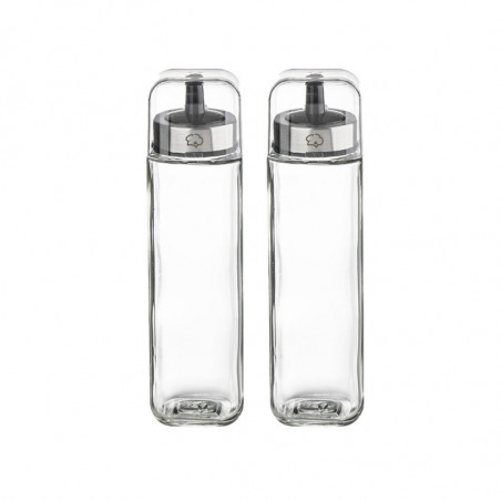 Luigi Ferrero Rome FR-7903R, 270 ml, 3 bucăți, Sticlă, Oțel inoxidabil, Transparent/inox