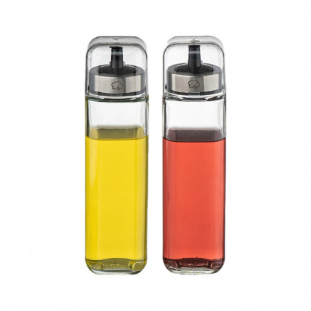 Luigi Ferrero Rome FR-7904R, 270 ml, 5 bucăți, Sticlă, Oțel inoxidabil, Transparent/inox