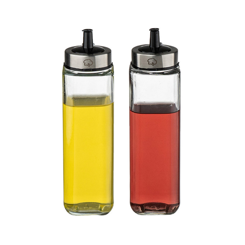Luigi Ferrero Rome FR-7904R, 270 ml, 5 bucăți, Sticlă, Oțel inoxidabil, Transparent/inox