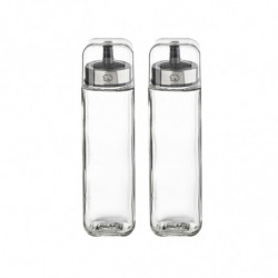 Luigi Ferrero Rome FR-7904R, 270 ml, 5 bucăți, Sticlă, Oțel inoxidabil, Transparent/inox