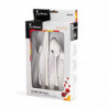Set de 24 tacâmuri Luigi Ferrero Prima FR-2402, Oțel inoxidabil, Argint