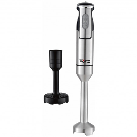 Blender manual Oliver Voltz OV51112JP, 1500W, 2 viteze, Atasament pentru cartofi, Lama din otel inoxidabil, Inox