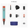 Ondulator Dyson HS08 Airwrap i.d.™ Curly+Coily CePa/Tz, 1300W, 13.5 l/s, Ondulare automată, Ionizare, 3 viteze, 3 temperaturi, Bluetooth, Patină ceramică/topaz