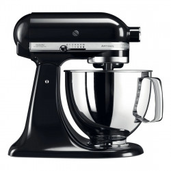 Mixer planetar KitchenAid Artisan Elegance 5KSM125EOB, 300W, 4.8 litri, Actionare directa, 10 viteze, Negru