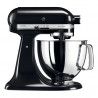 Mixer planetar KitchenAid Artisan Elegance 5KSM125EOB, 300W, 4.8 litri, Actionare directa, 10 viteze, Negru