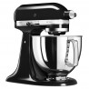 Mixer planetar KitchenAid Artisan Elegance 5KSM125EOB, 300W, 4.8 litri, Actionare directa, 10 viteze, Negru