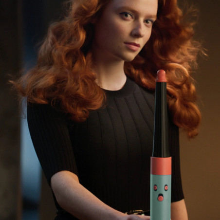 Ondulator Dyson HS08 Airwrap i.d.™ Curly+Coily CePa/Tz, 1300W, 13.5 l/s, Ondulare automată, Ionizare, 3 viteze, 3 temperaturi, Bluetooth, Patină ceramică/topaz