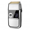 Aparat de ras Oliver Voltz OV51814C, 5W, LCD, IPX4, 1400mAh, Autonomie până la 2h, 3 viteze, USB, Inox