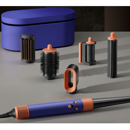 Dyson HS08 Airwrap i.d.™ Straight + Wavy T1/T2 Vi/To ondulator de păr, 1300W, 13.5 l/s, ondulator automat, ionizare, 3 viteze, 3 temperaturi, Bluetooth, Purple/Topaz