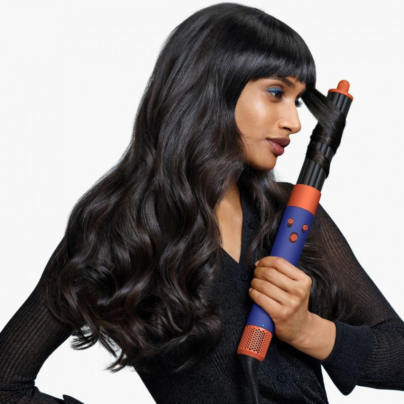Dyson HS08 Airwrap i.d.™ Straight + Wavy T1/T2 Vi/To ondulator de păr, 1300W, 13.5 l/s, ondulator automat, ionizare, 3 viteze, 3 temperaturi, Bluetooth, Purple/Topaz