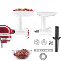 Robot de bucatarie KitchenAid Artisan Elegance 5KSM125EER, 300W, 4.8 litri, Actionare directa, 10 viteze, Rosu