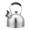 Ceainic cu fluier Kinghoff KH 1859, 2.5 l, Inducтie, Mаner din lemn, Inox