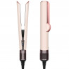 Placa de păr Dyson HT01 Airstrait CePk/RoGd, 1600W, Mach 140C, Ionizare, 6 niveluri de temperatură, Protecție pentru păr, Finisaj cupru, Afișaj LCD, Ceramică trandafir / aur roz