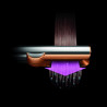 Placa de păr Dyson HT01 Airstrait CePk/RoGd, 1600W, Mach 140C, Ionizare, 6 niveluri de temperatură, Protecție pentru păr, Finisaj cupru, Afișaj LCD, Ceramică trandafir / aur roz