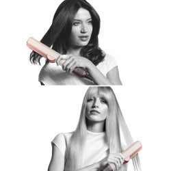 Placa pentru par Dyson HT01 Airstrait BNk/BCo, 1600W, Mach 140°C, Ionizare, 6 trepte temperatura, Afisaj LCD, Cupru/Gri