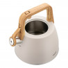 Ceainic cu fluier Klausberg KB-7917, 2,5 l, Maner izolat termic, Inductie, Bej