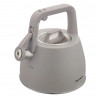 Ceainic cu fluier Klausberg KB 7916, 2.5 l, Maner izolat termic, Inductie, Inox