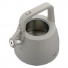 Ceainic cu fluier Klausberg KB 7916, 2.5 l, Maner izolat termic, Inductie, Inox