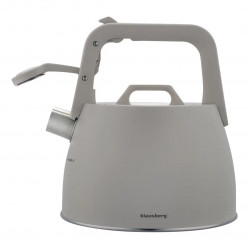 Ceainic cu fluier Klausberg KB 7916, 2.5 l, Maner izolat termic, Inductie, Inox